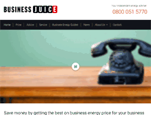 Tablet Screenshot of businessjuice.co.uk